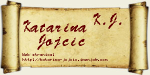 Katarina Jojčić vizit kartica